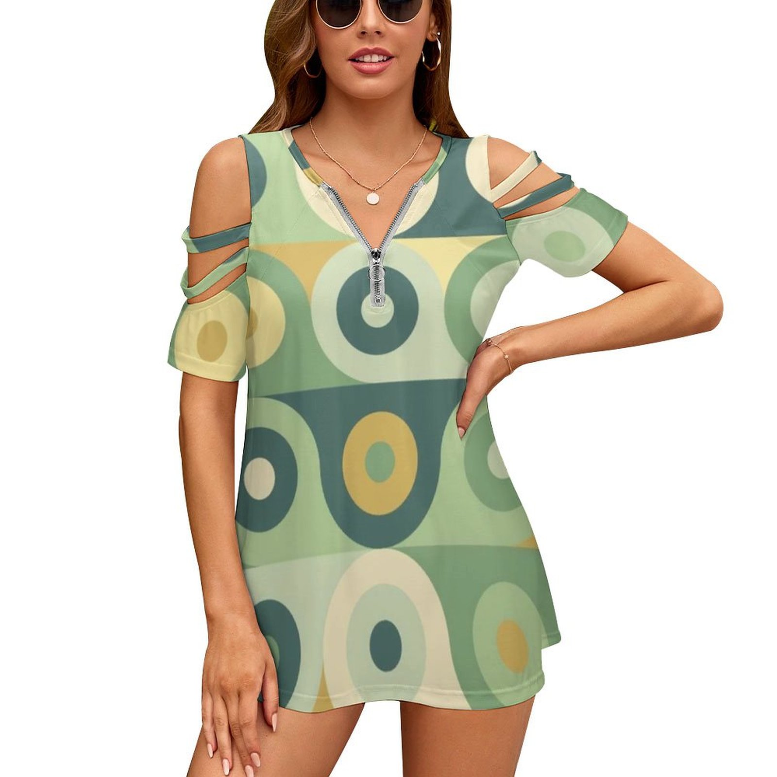 Women'S Accessories In The 60S - Groovy anni '70 Modello Donna Cerniera