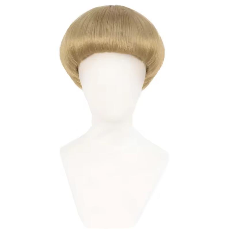 Women'S Accessories In The 60S - Parrucca Bob Bionda Corta con Frangia,