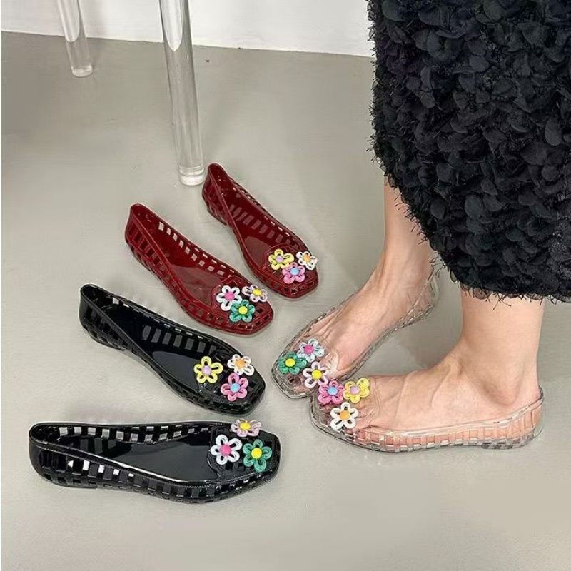 Women Accessories Trending - Scarpe in gelatina traforate kawaii con