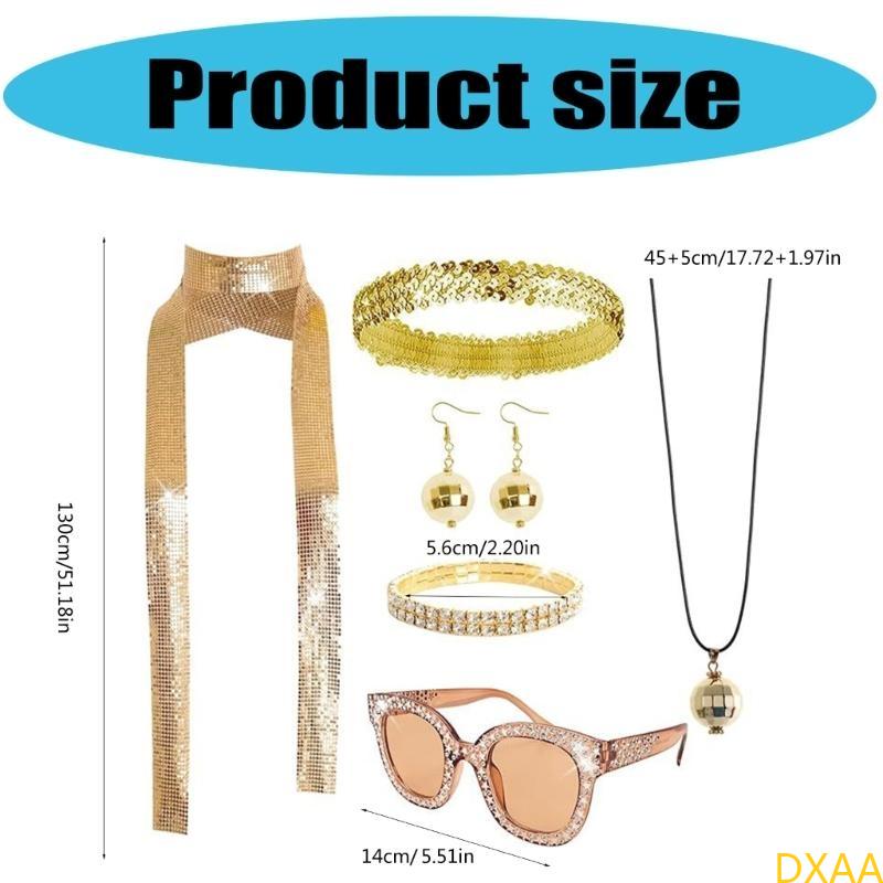 Women'S Accessories In The 60S - DXAA 60S 70s 80s Disco Accessori