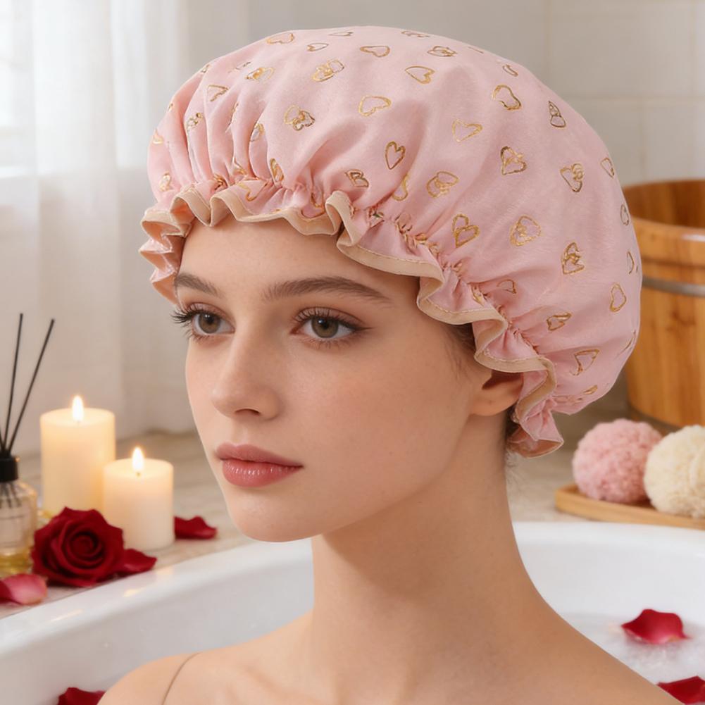 Women'S Essential Accessories - Cuffia da Doccia Impermeabile a Doppio