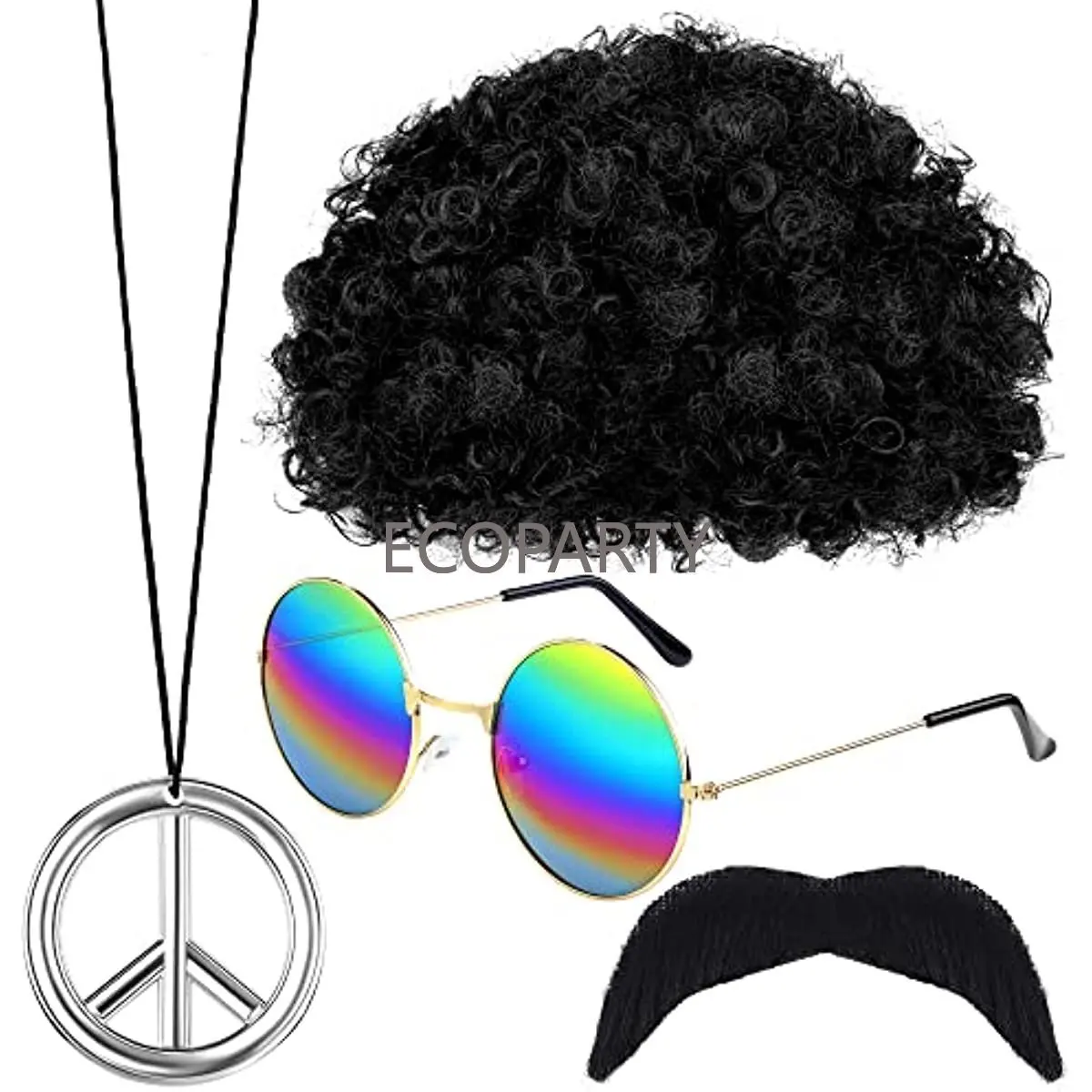 Women'S Accessories In The 60S - Accessori per costumi hippie Set di