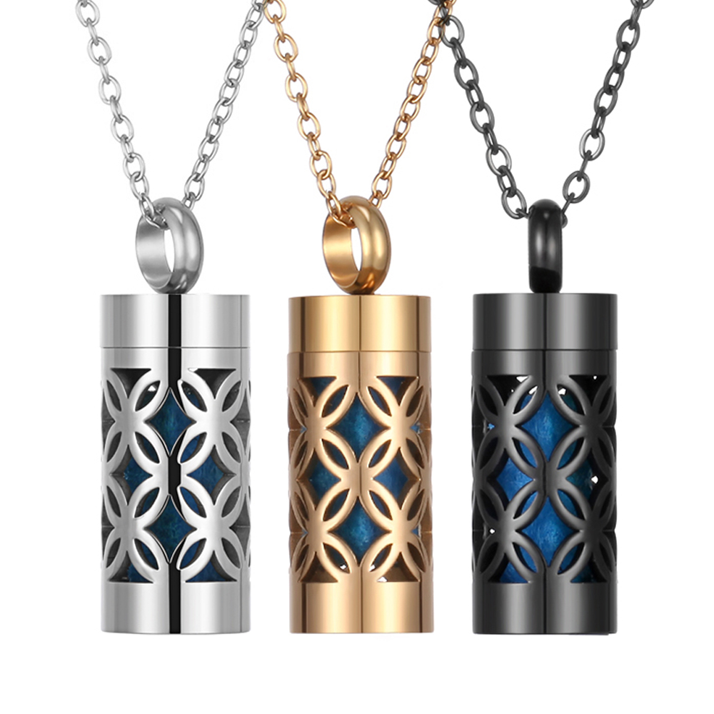 Women'S Essential Accessories - Collana Diffusore di Aromi in Acciaio