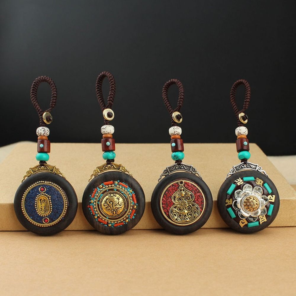 Women Accessories Nepal - Portachiavi per auto in legno di
