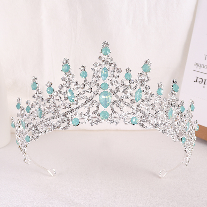 Women Jewelry Accessories For Black Dress - Barocco Principessa Regina Opale Cristallo Diademi