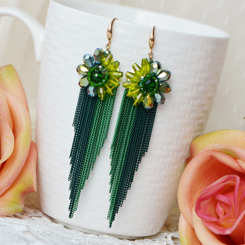 Orecchini con perline di riso  - Tassel Earrings Boho recensione e prezzo