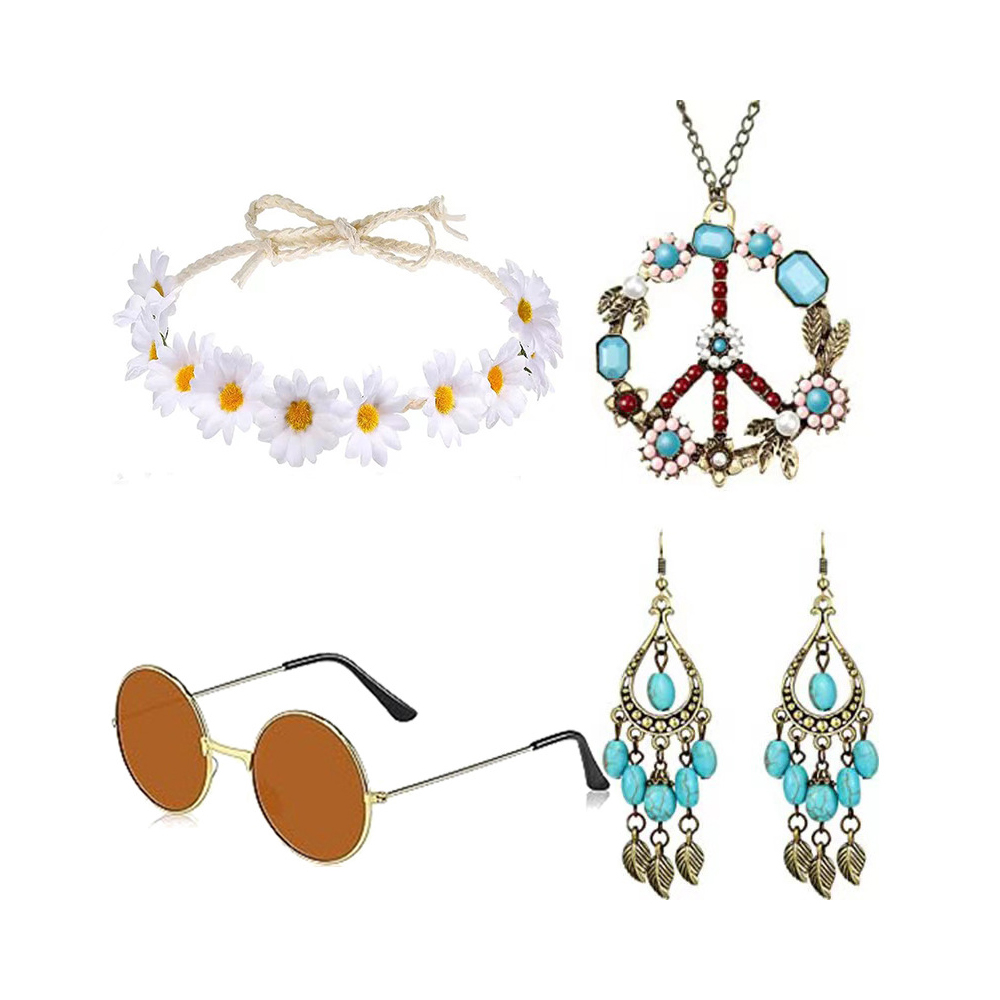 Set di Accessori Hippie Anni ' - Women'S Accessories In The 60S recensione e prezzo
