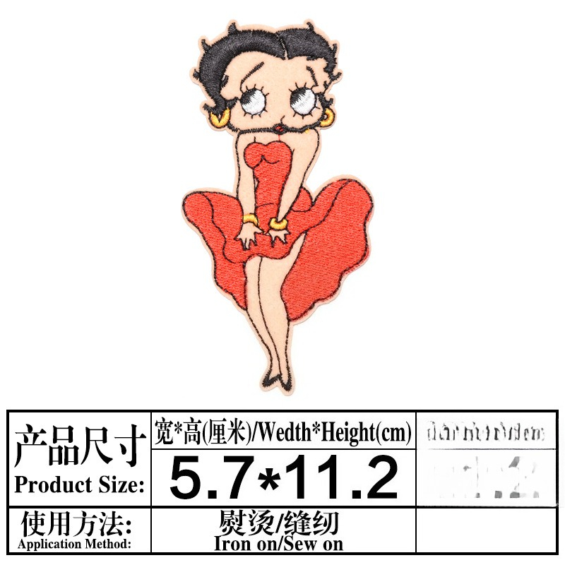 Patch Betty Boop ad alta inten - Women'S Accessories Clothing recensione e prezzo