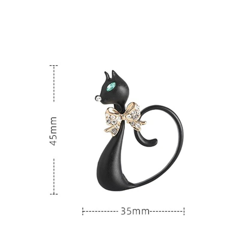 Blucome Cute Animal Black Cat  - Women Jewelry Accessories For Black Dress recensione e prezzo