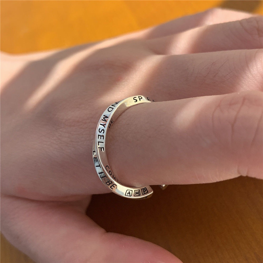 Anello Aperto Vintage con Lett - Women Accessories In English recensione e prezzo