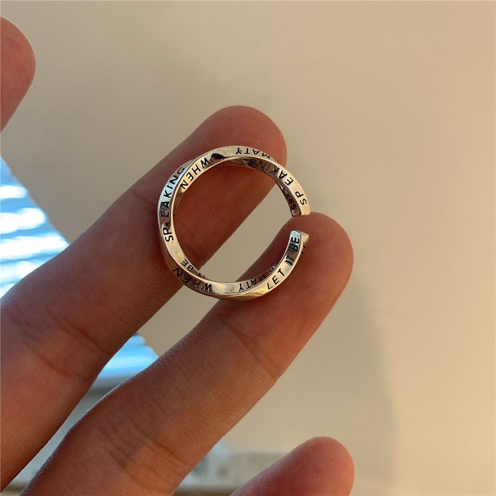 Anello Aperto Vintage con Lett - Women Accessories In English recensione e prezzo