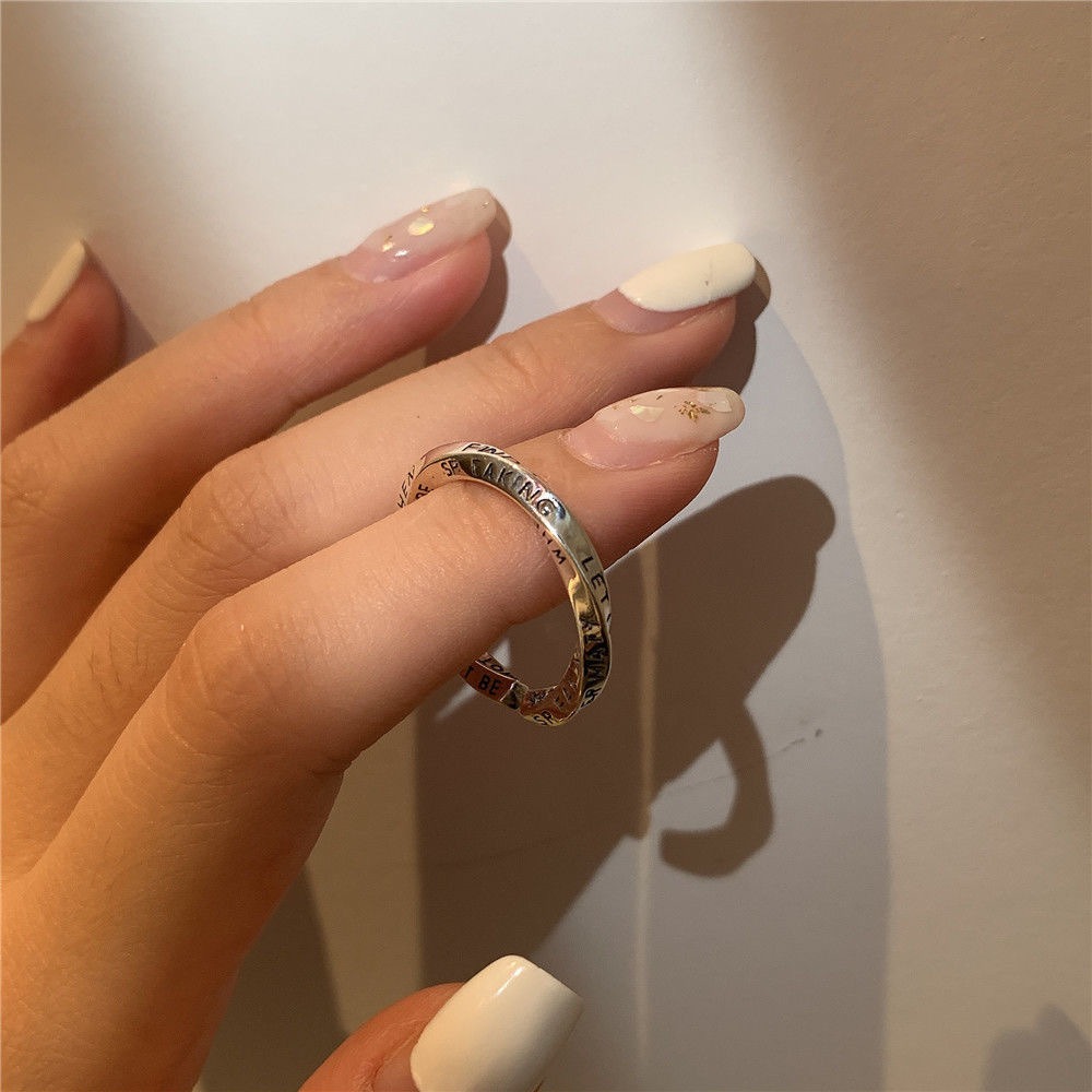 Anello Aperto Vintage con Lett - Women Accessories In English recensione e prezzo