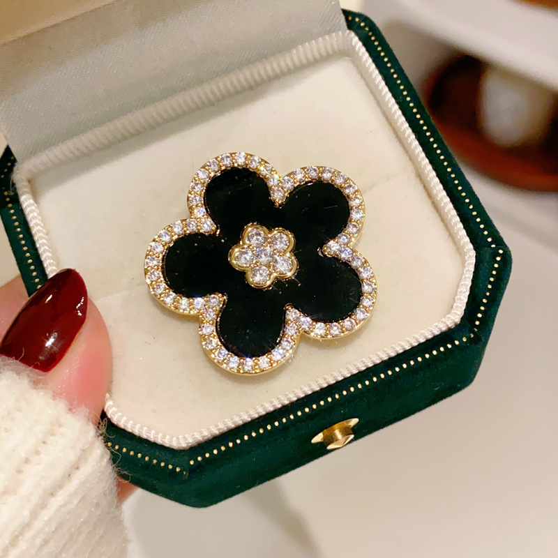 Spille con fiori neri per le d - Women Jewelry Accessories For Black Dress recensione e prezzo