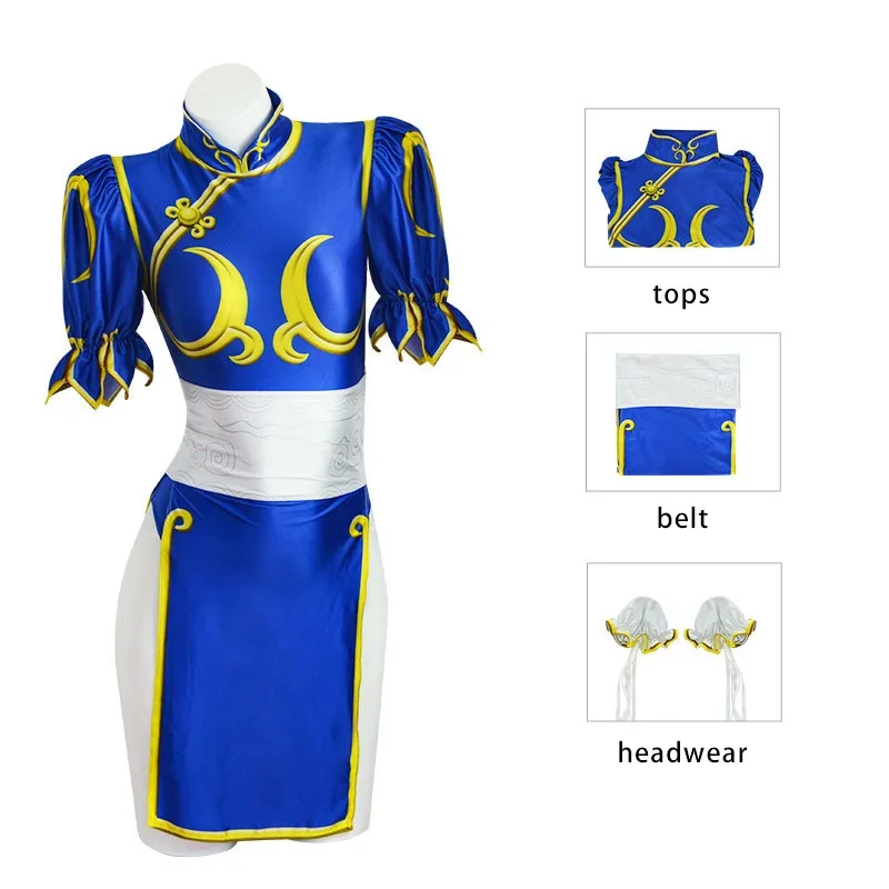 Costume da Cosplay Chun Li di  - Women'S Accessories Clothing recensione e prezzo
