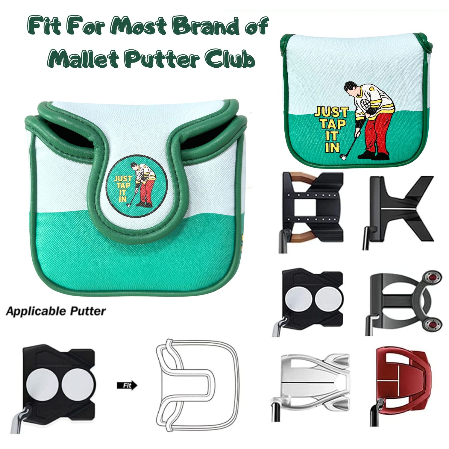 Funny PU Leather Golf Putter C - Women'S Essential Accessories recensione e prezzo