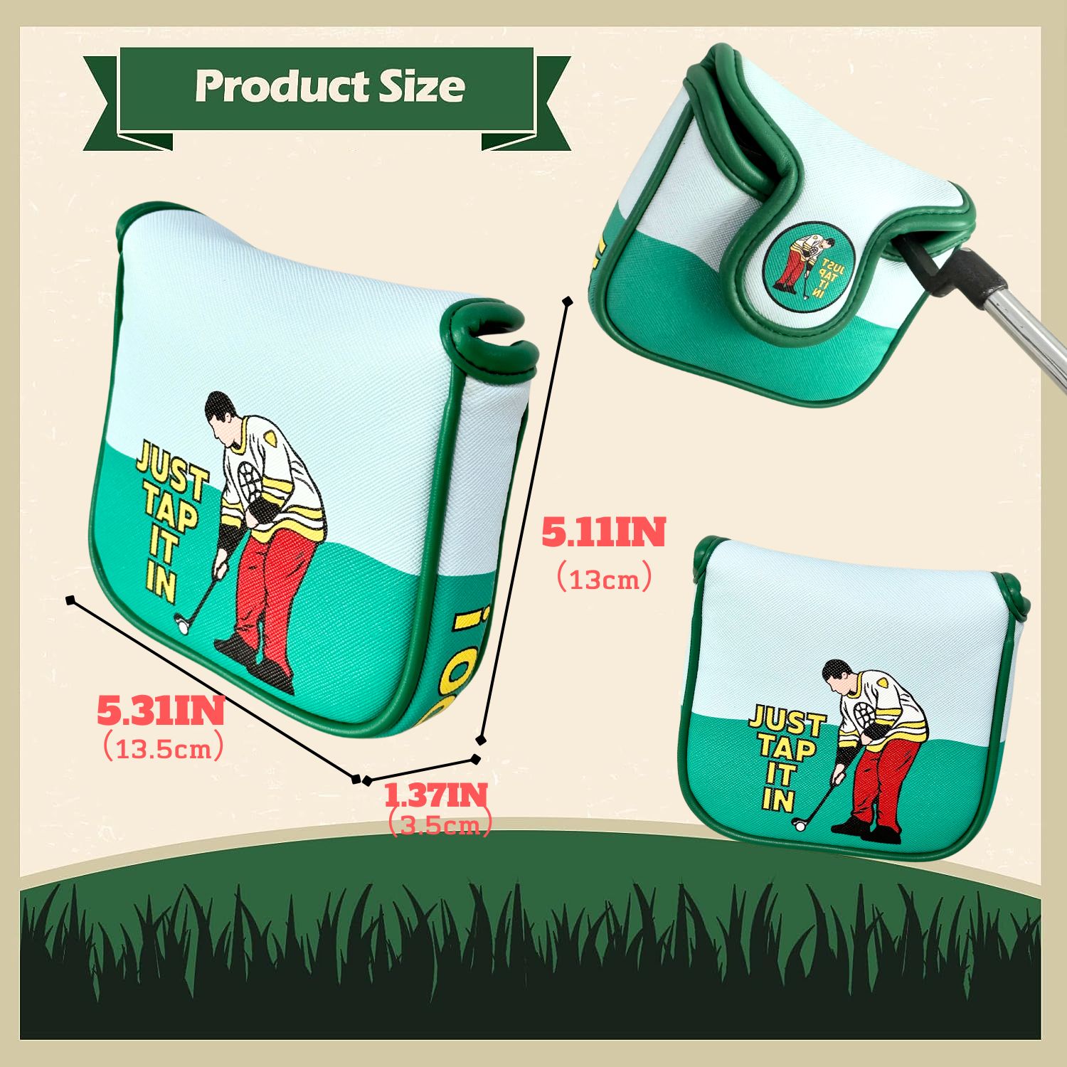 Funny PU Leather Golf Putter C - Women'S Essential Accessories recensione e prezzo