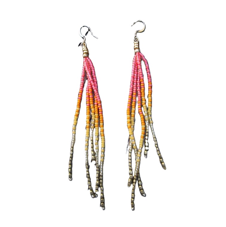 Orecchini con perline di riso  - Tassel Earrings Boho recensione e prezzo