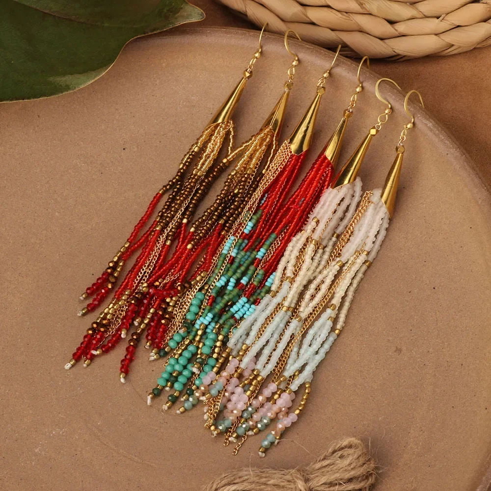 Orecchini con perline Nation T - Tassel Earrings Boho recensione e prezzo