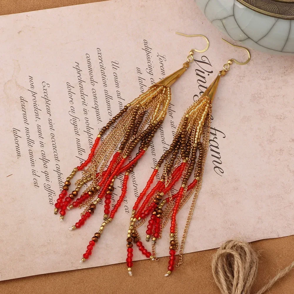 Orecchini con perline Nation T - Tassel Earrings Boho recensione e prezzo
