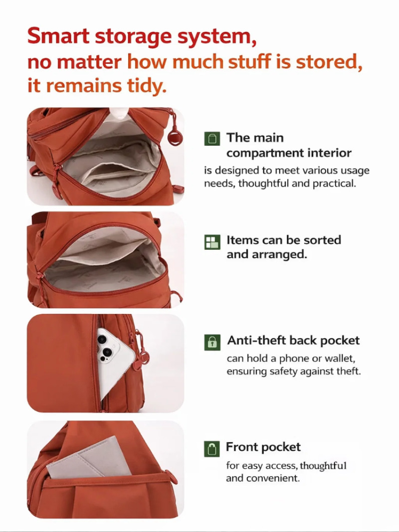 Mini zaino leggero da donna, b - Women Accessories Pouch recensione e prezzo